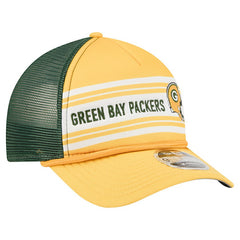 Linear A-Frame 9FORTY Adjustable Hat - Green Bay Packers Hats