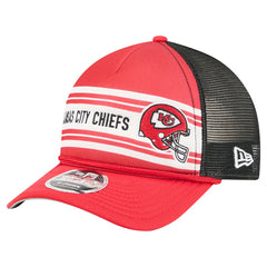 Linear A-Frame 9FORTY Adjustable Hat - Kansas City Chiefs Hats