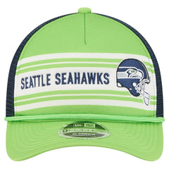 Linear A-Frame 9FORTY Adjustable Hat - Seattle Seahawks Hats