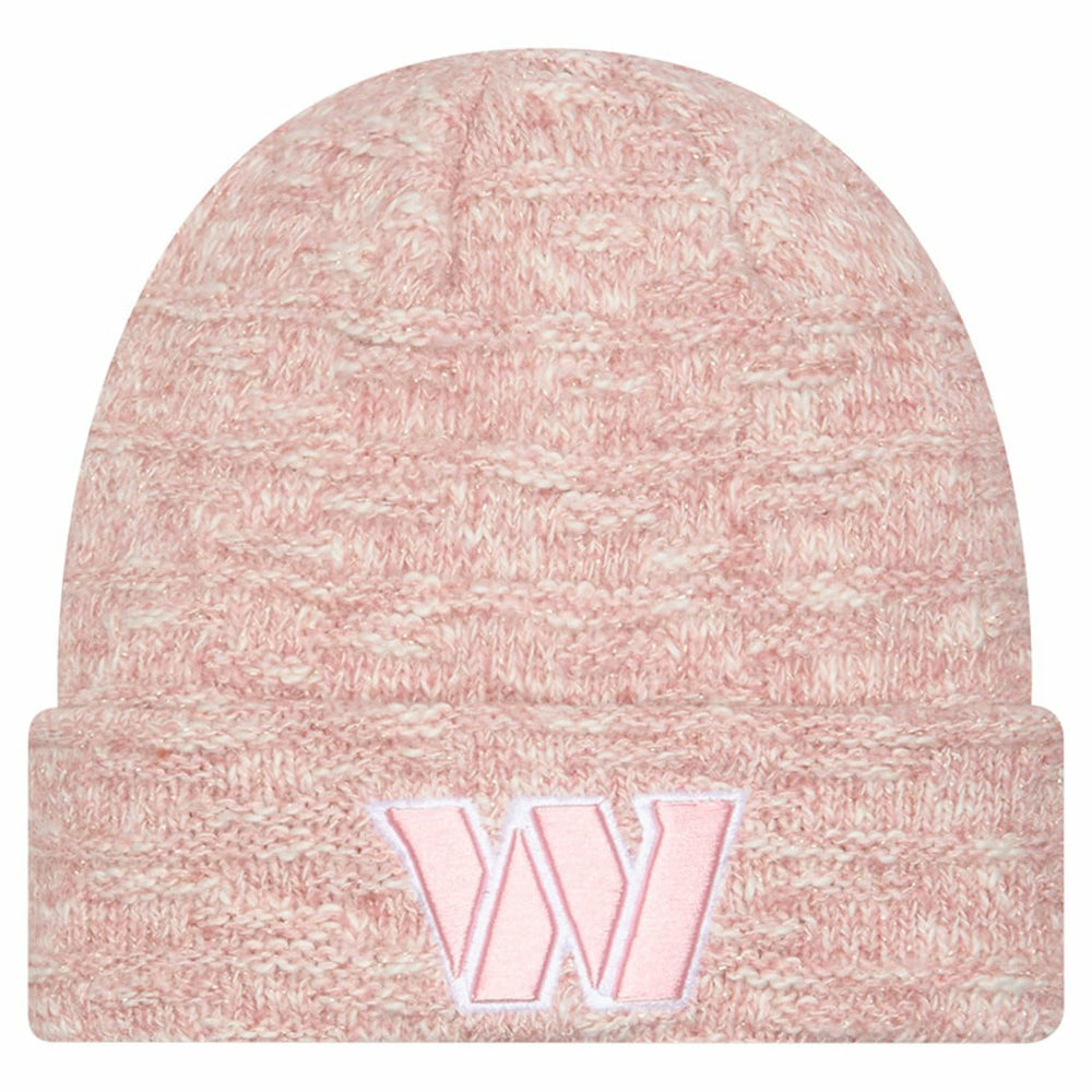 Women's Metallic Cuffed Knit Hat - Washington Commanders Hats