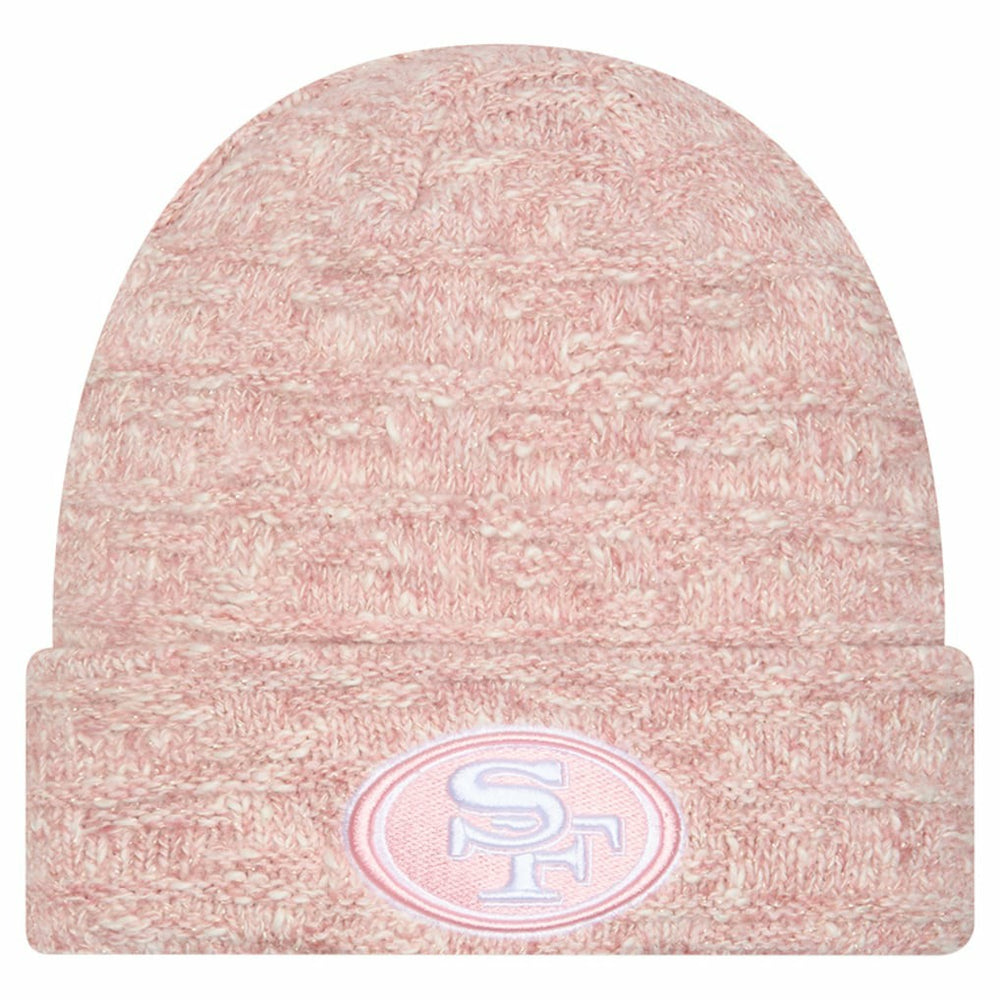 Women's Metallic Cuffed Knit Hat - San Francisco 49ers Hats