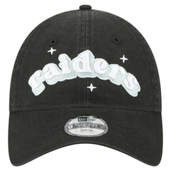 Girls Youth Cheer 9TWENTY Adjustable Hat - Las Vegas Raiders Hats