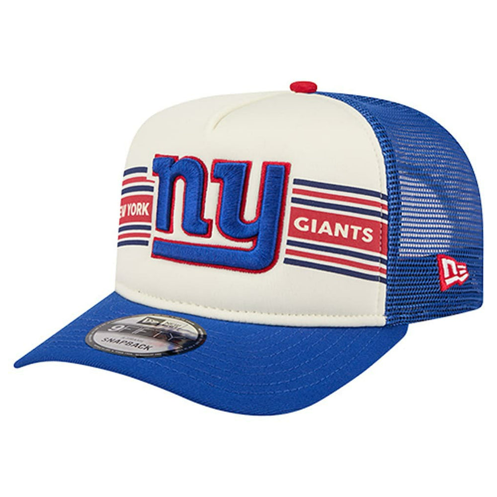Youth Banner 9FIFTY A-Frame Adjustable Trucker Hat - New York Giants Hats