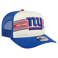 Youth Banner 9FIFTY A-Frame Adjustable Trucker Hat - New York Giants Hats