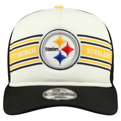 Youth Banner 9FIFTY A-Frame Adjustable Trucker Hat - Pittsburgh Steelers Hats