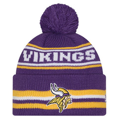 Youth Classic Cuffed Knit Hat with Pom - Minnesota Vikings Hats