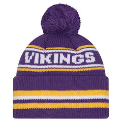 Youth Classic Cuffed Knit Hat with Pom - Minnesota Vikings Hats
