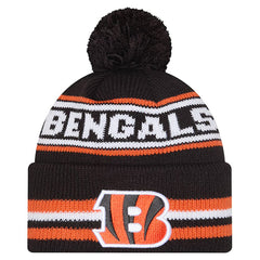 Youth Classic Cuffed Knit Hat with Pom - Cincinnati Bengals Hats