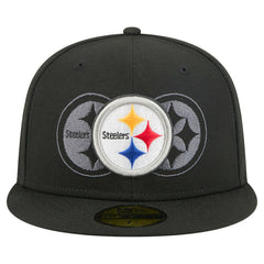 Tri-Hit 59FIFTY Fitted Hat - Pittsburgh Steelers Hats