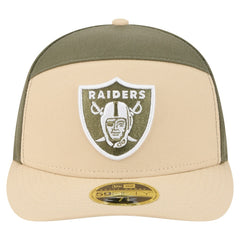 Two-Tone Color Pack Split Panel 59FIFTY Fitted Hat - Las Vegas Raiders Hats