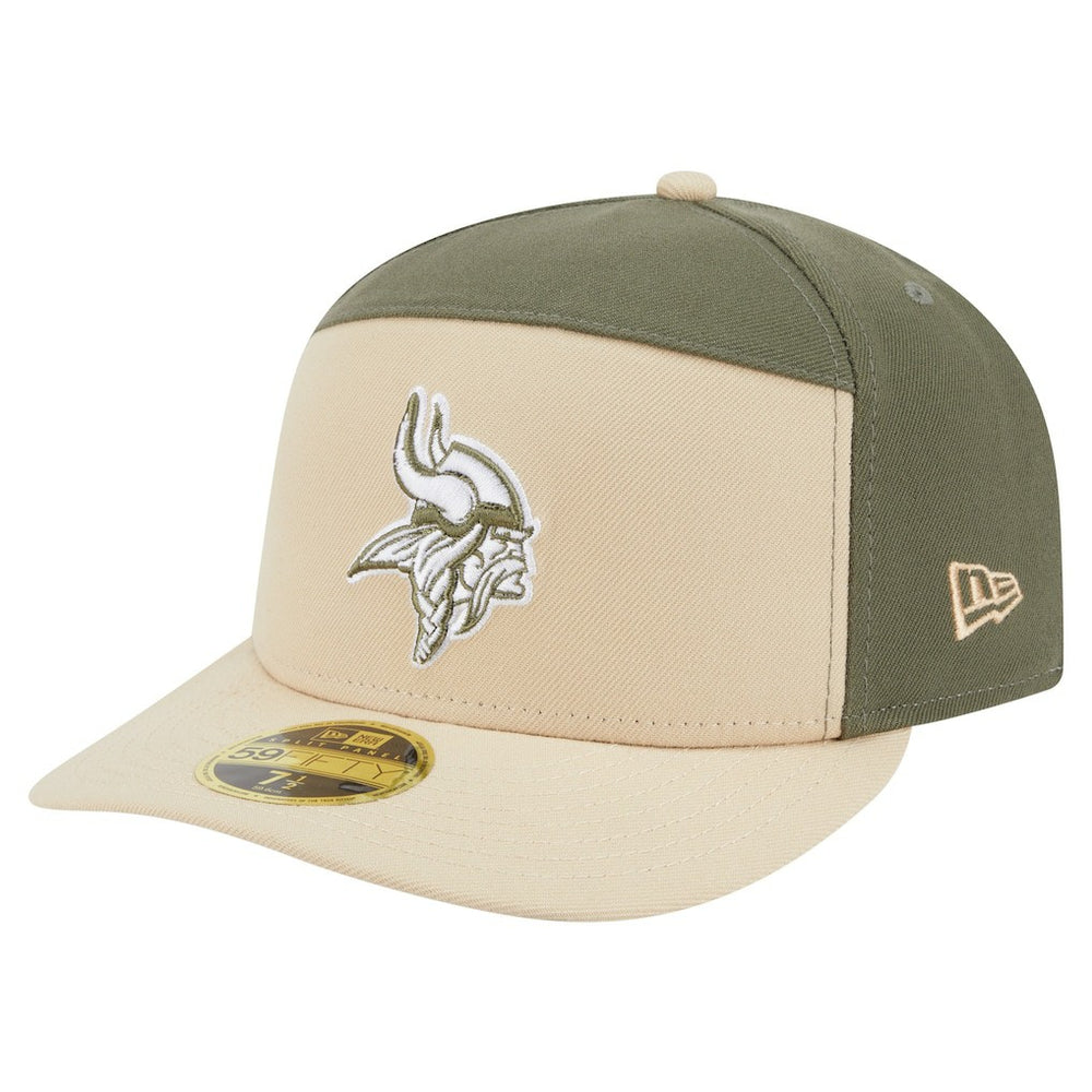 Two-Tone Color Pack Split Panel 59FIFTY Fitted Hat - Minnesota Vikings Hats