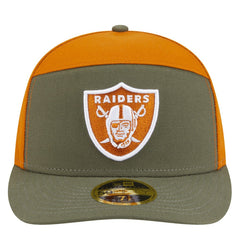 Two-Tone Color Pack Split Panel 59FIFTY Fitted Hat - Las Vegas Raiders Hats