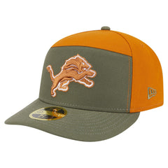 Two-Tone Color Pack Split Panel 59FIFTY Fitted Hat - Detroit Lions Hats