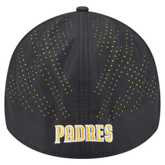 Black San Diego Padres New Era Night 39THIRTY Flex Hat