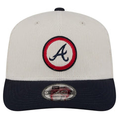 Cream Atlanta Braves New Era Loyal 9SEVENTY Adjustable Hat