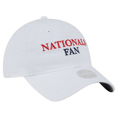 White Washington Nationals New Era Women's Team Fan 9TWENTY Adjustable Hat
