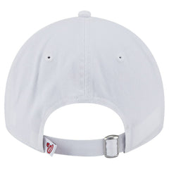 White Washington Nationals New Era Women's Team Fan 9TWENTY Adjustable Hat