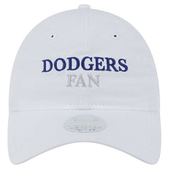 White Los Angeles Dodgers New Era Women's Team Fan 9TWENTY Adjustable Hat