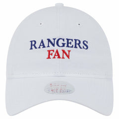 White Texas Rangers New Era Women's Team Fan 9TWENTY Adjustable Hat