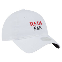 White Cincinnati Reds New Era Women's Team Fan 9TWENTY Adjustable Hat