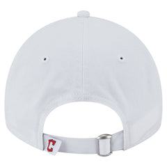 White Cleveland Guardians New Era Women's Team Fan 9TWENTY Adjustable Hat