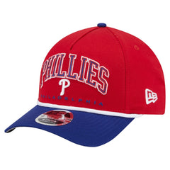 Red/Royal Philadelphia Phillies New Era Arch 9FORTY A-Frame M-Crown Adjustable Hat
