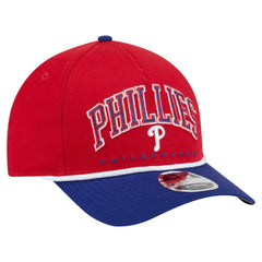 Red/Royal Philadelphia Phillies New Era Arch 9FORTY A-Frame M-Crown Adjustable Hat