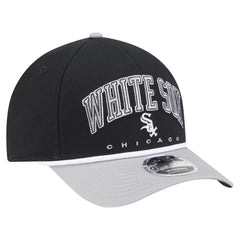 Black/Gray Chicago White Sox New Era Arch 9FORTY A-Frame M-Crown Adjustable Hat