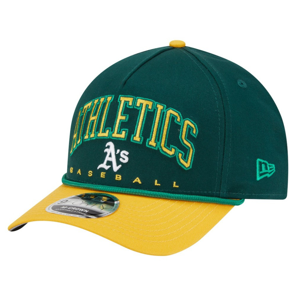 Green/Gold Athletics New Era Arch 9FORTY A-Frame M-Crown Adjustable Hat
