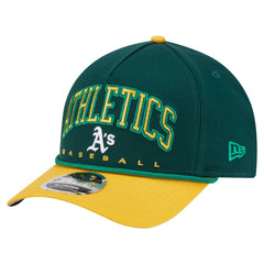 Green/Gold Athletics New Era Arch 9FORTY A-Frame M-Crown Adjustable Hat