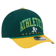 Green/Gold Athletics New Era Arch 9FORTY A-Frame M-Crown Adjustable Hat