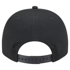 Black Houston Astros New Era Chainstitch 9FIFTY A-Frame Snapback Hat
