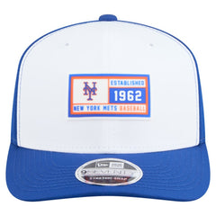 White/Royal New York Mets New Era Established Patch 9SEVENTY Adjustable Hat