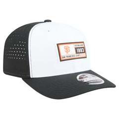 White/Black San Francisco Giants New Era Established Patch 9SEVENTY Adjustable Hat
