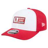 White/Red St. Louis Cardinals New Era Established Patch 9SEVENTY Adjustable Hat