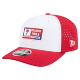 White/Red Philadelphia Phillies New Era Established Patch 9SEVENTY Adjustable Hat