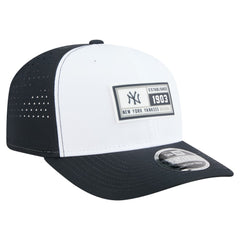 White/Navy New York Yankees New Era Established Patch 9SEVENTY Adjustable Hat