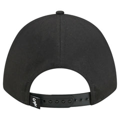 Black Chicago White Sox New Era Women's Metallic A-Frame 9FORTY Adjustable Hat