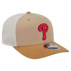 Stone Philadelphia Phillies New Era 9SEVENTY Trucker Adjustable Hat