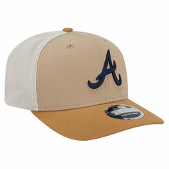 Stone Atlanta Braves New Era 9SEVENTY Trucker Adjustable Hat