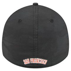 Black San Francisco Giants New Era Tonal Camo 39THIRTY Flex Hat