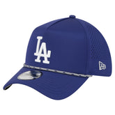 Royal Los Angeles Dodgers New Era 39THIRTY A-Frame Perforated Flex Hat