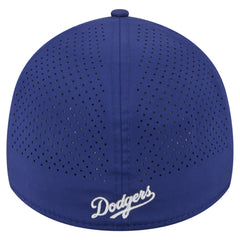 Royal Los Angeles Dodgers New Era 39THIRTY A-Frame Perforated Flex Hat
