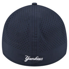 Navy New York Yankees New Era 39THIRTY A-Frame Perforated Flex Hat