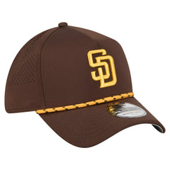 Brown San Diego Padres New Era 39THIRTY A-Frame Perforated Flex Hat
