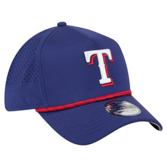 Royal Texas Rangers New Era 39THIRTY A-Frame Perforated Flex Hat