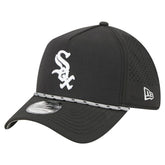Black Chicago White Sox New Era 39THIRTY A-Frame Perforated Flex Hat