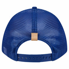 Stone/Royal Chicago Cubs New Era Text A-Frame Trucker 9FORTY Hat
