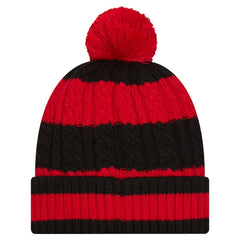 Women's Braided Cuffed Knit Hat with Pom - San Francisco 49ers Hats