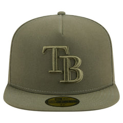 Olive Tampa Bay Rays New Era Color Pack A-Frame 59FIFTY Fitted Hat